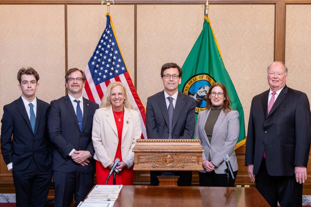 Governor Ferguson signs House Bill No. 1114, April 16, 2025. Relating to the respiratory care interstate compact.