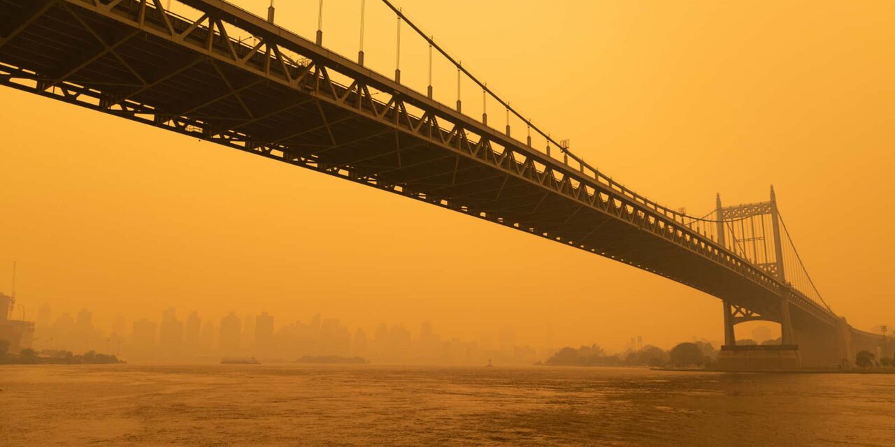 2023 Canadian Wildfire Smoke Trapped Air Toxicants in New York City Skies