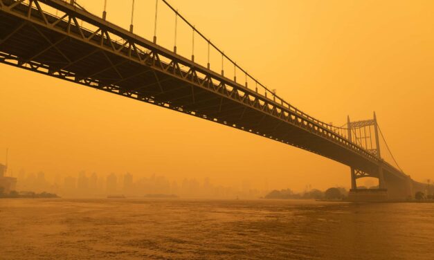 2023 Canadian Wildfire Smoke Trapped Air Toxicants in New York City Skies