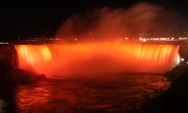 International Landmarks Lit Orange for COPD Awareness