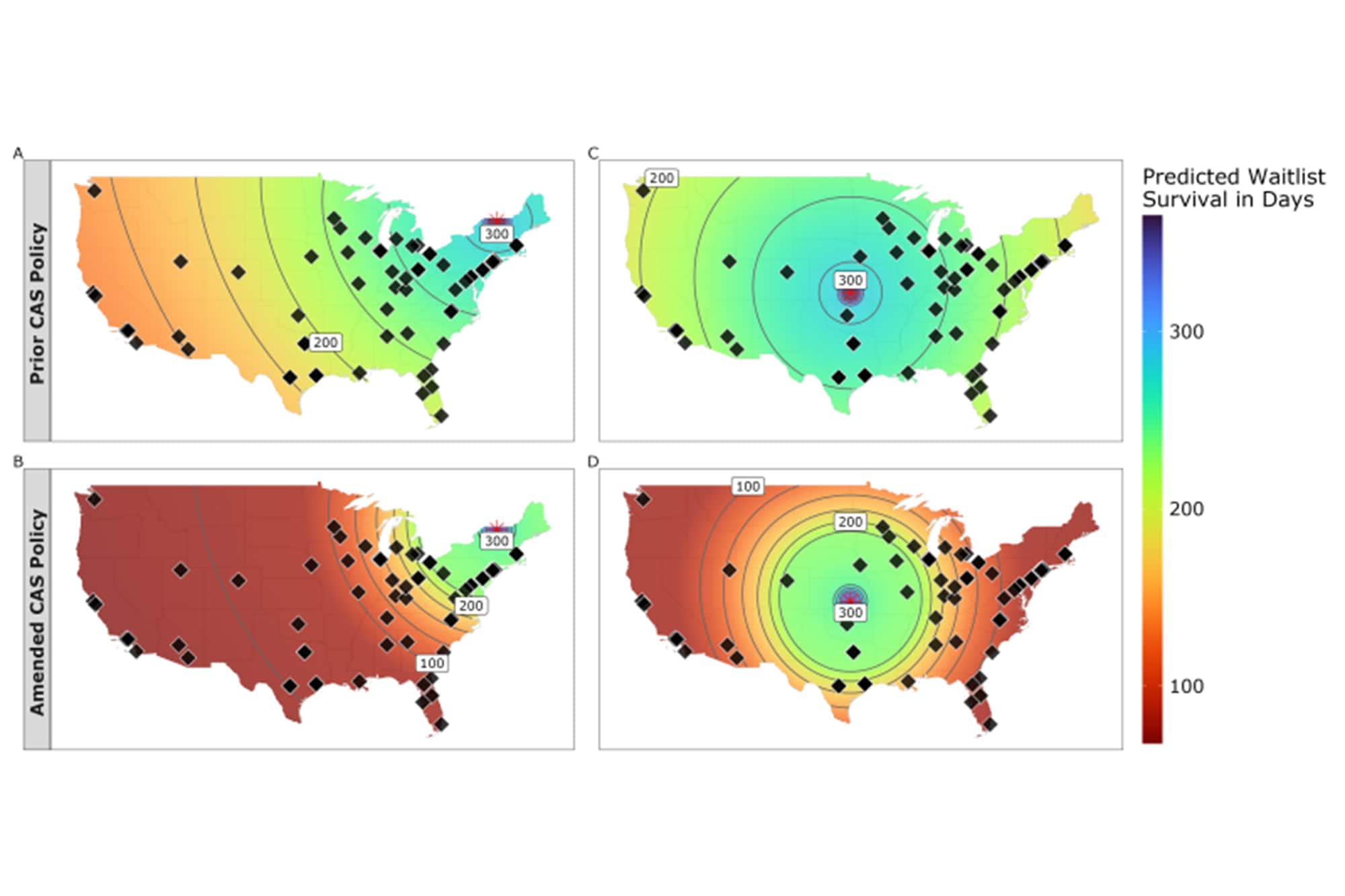 cleveland clinic lung donor map