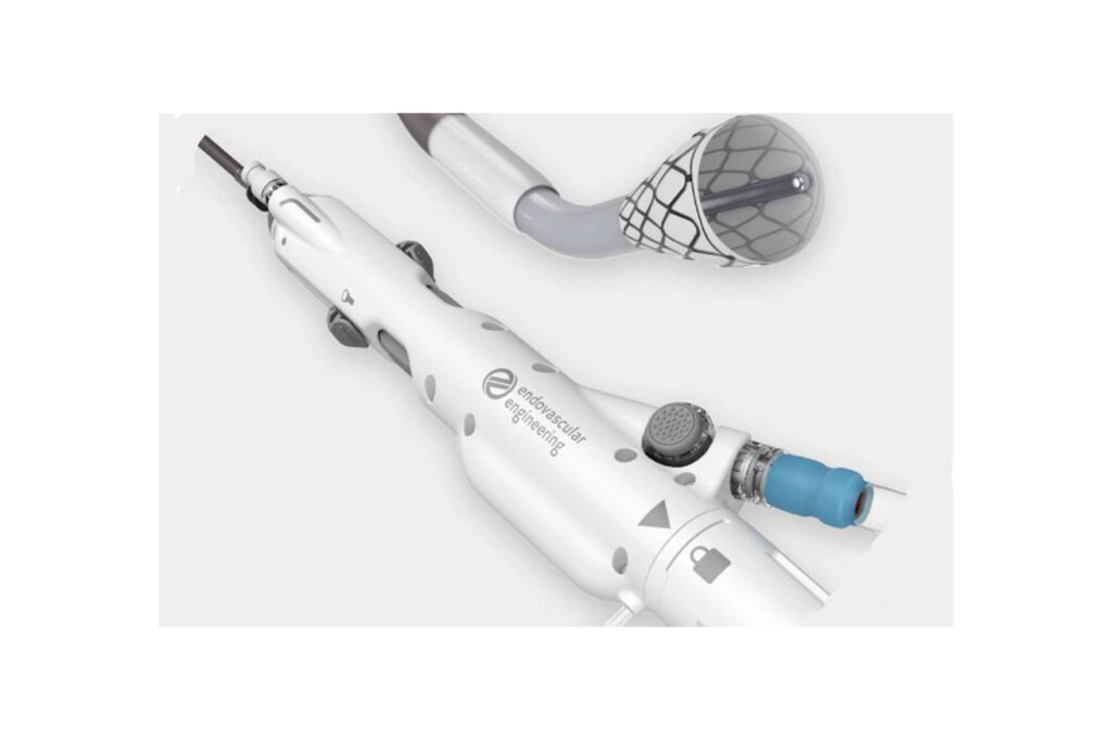 Illustration of the Endovascular Engineering E2 Helo thrombectomy system. Image courtesy of Endovascular Engineering.